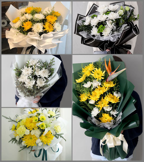 江西宜春铜鼓县高桥乡白事花束代送
